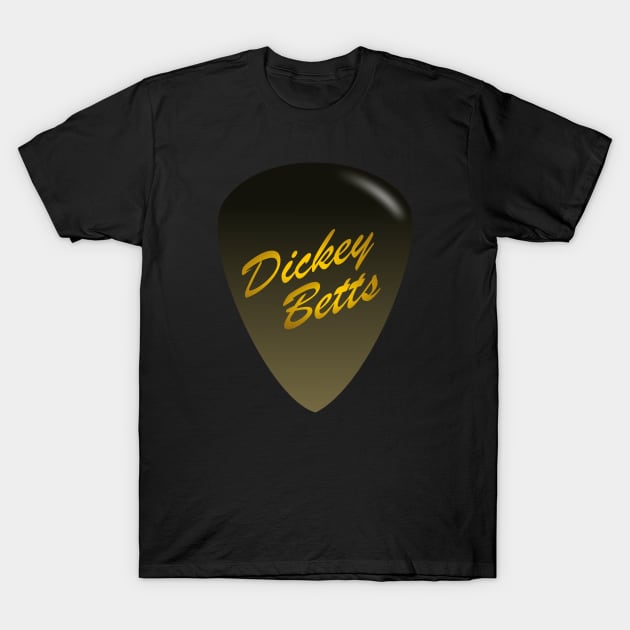 Dickey Betts Typography T-Shirt by Womens Art Store